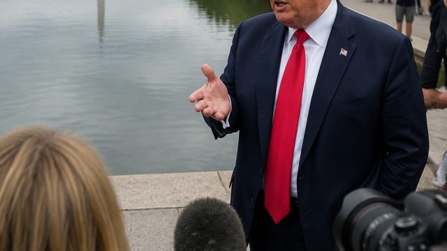 Trump's Legal Threats Spark Controversy Over Reflecting Pool Incident