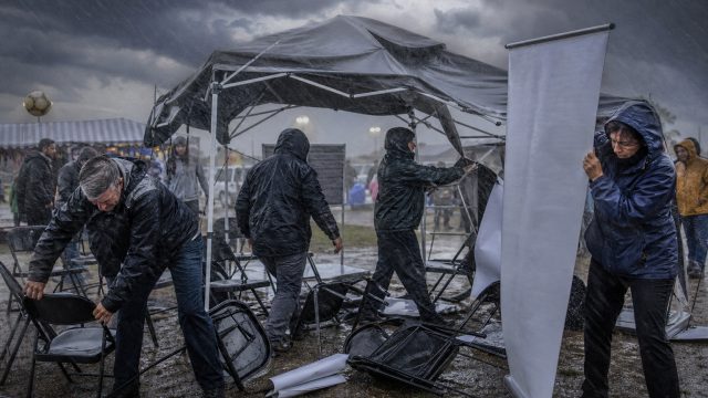Weather Extremes Force Cancellation of Climate Change Discussion