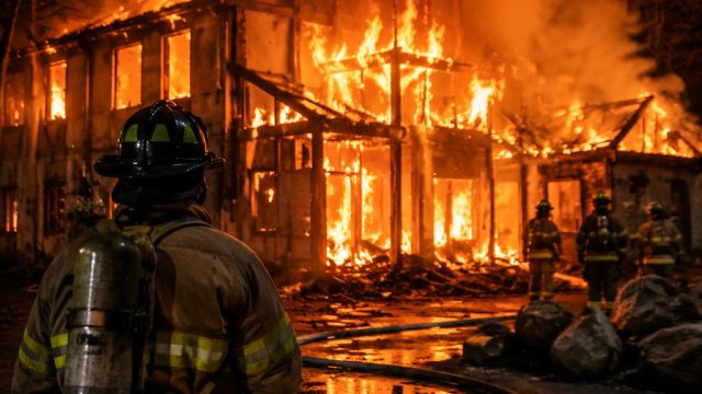 Investigation Underway After Late-Night Blaze Destroys Park Building