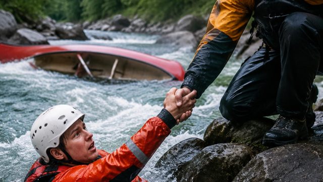 Quick Thinking Rescues Canoeist from Scorton Creek Incident